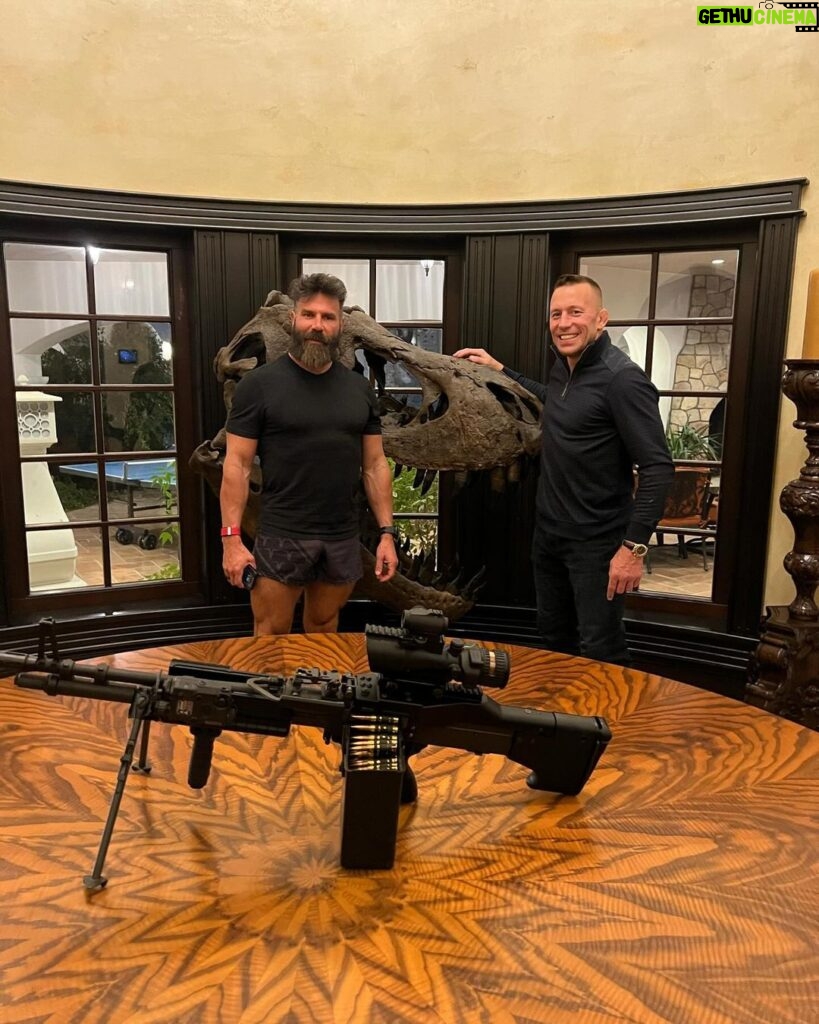 Georges St-Pierre Instagram - I learned tonight that it would be a very very bad idea to try to break into @danbilzerian house :-)