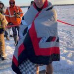Georges St-Pierre Instagram - Thank you to the Cree Nation for seting up a Polar plunge for me. Ekosani! ❤️ Norway House Cree Nation