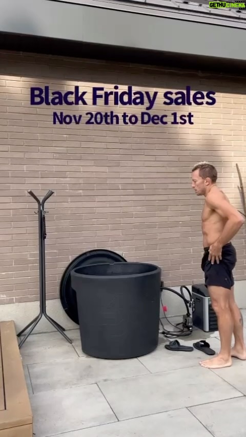 Georges St-Pierre Instagram - Give the gift of cold! Get $250 off Ice Barrels, plus 15% off all accessories until December 1st!