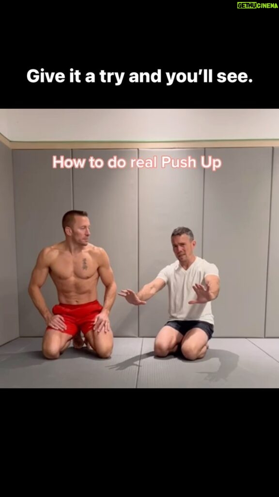 Georges St-Pierre Instagram - The most famous exercise in the world, but also probably the most poorly executed.