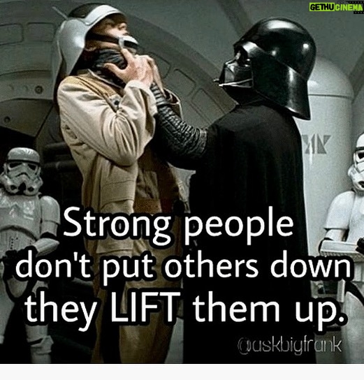 Georges St-Pierre Instagram - Strong people don’t put others down, they lift them up.