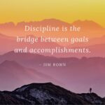 Georges St-Pierre Instagram - Discipline is the bridge between goals and accomplishments. -Jim Rohn