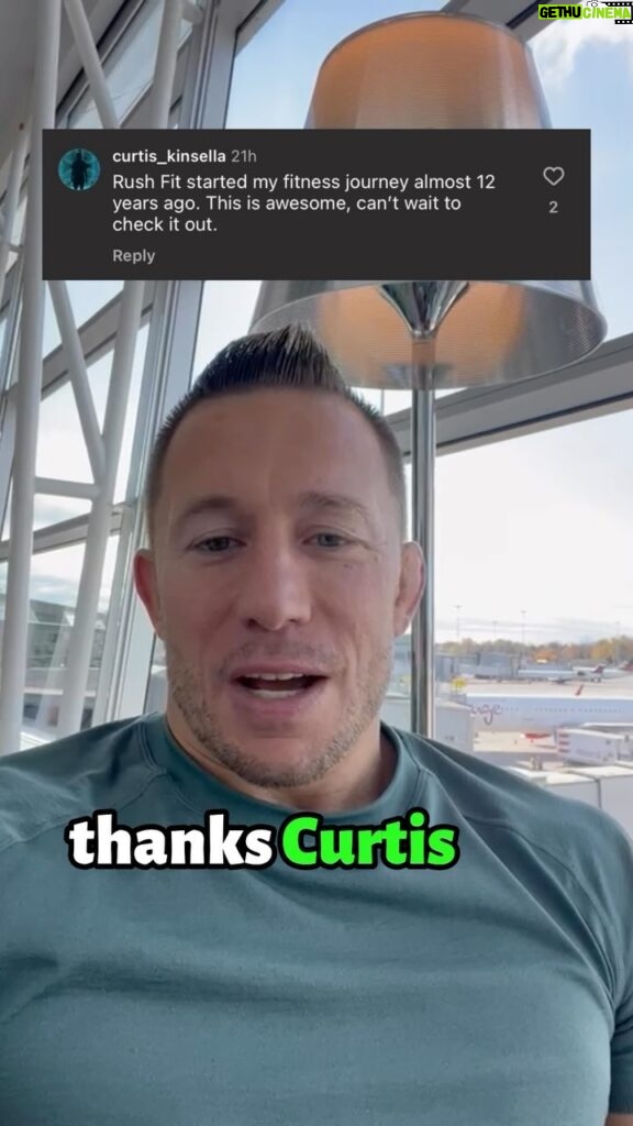 Georges St-Pierre Instagram - Thank you for the feedback so far! Erik and I have worked very hard to bring this program to you. It’s available now at www.rushfit.com