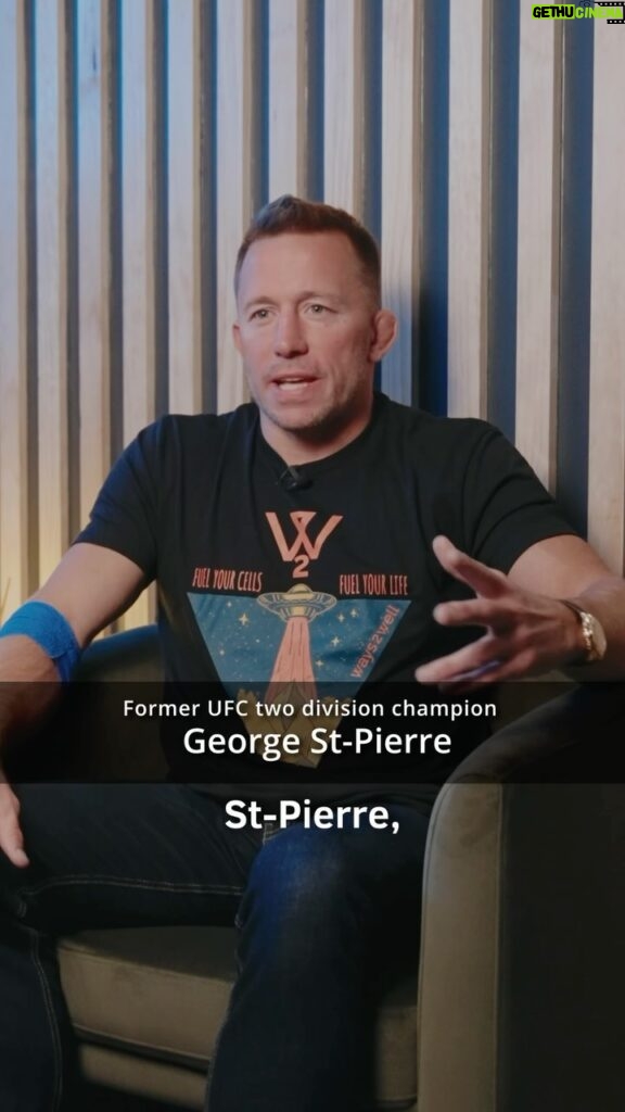Georges St-Pierre Instagram - Honored to help the legend himself 💪💉🧬 @georgesstpierre Shop our Fuel Your Cells T-shirt on our website today. Austin, Texas