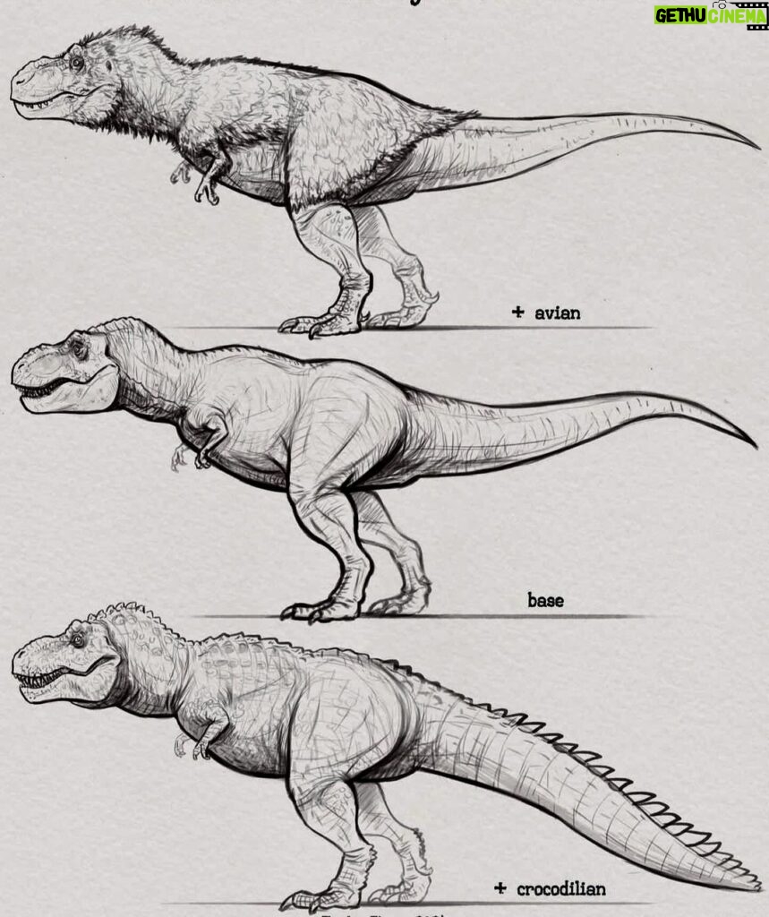 Georges St-Pierre Instagram - It’s crazy how much the perception of what the famous Tyrannosaurus Rex might look like has changed over the years.