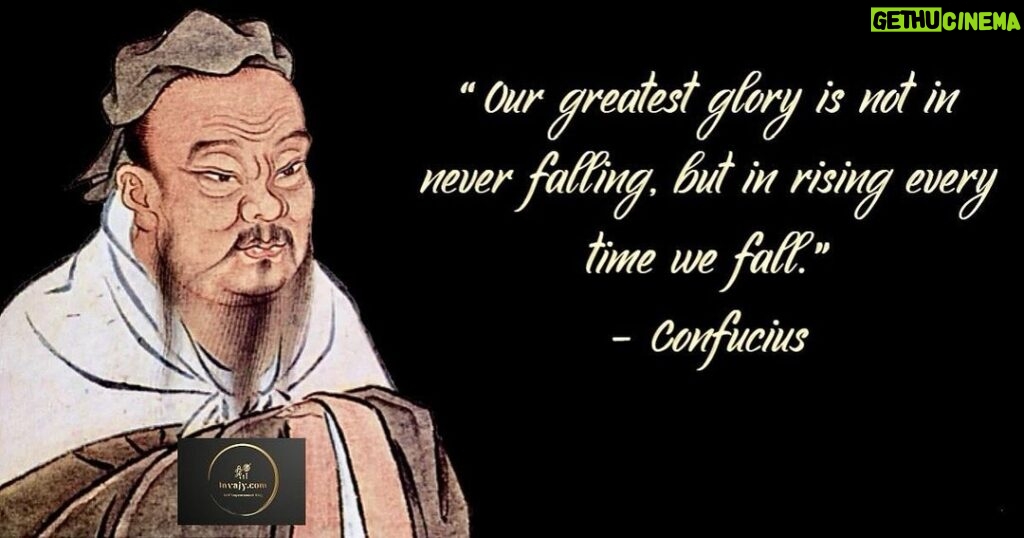 Georges St-Pierre Instagram - Our greatest glory is not in never falling, but in rising every time we fall. -Confucius