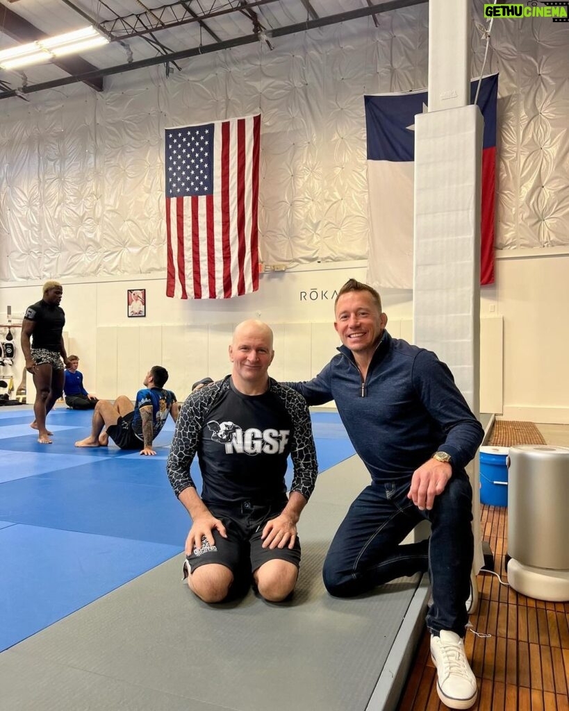Georges St-Pierre Instagram - It is very important for me to stay in touch with those who have had a huge positive influence in my life. OSU! 🥋 Austin Texas
