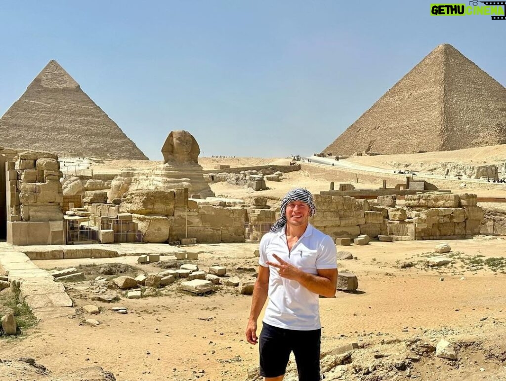 Georges St-Pierre Instagram - How the hell did the ancients build this??? I am very impressed with their performance.😁 Giza Plateau