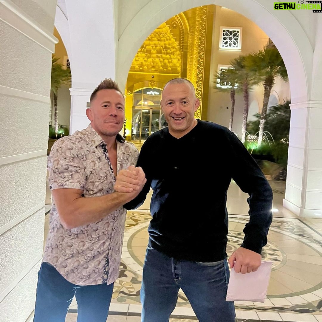 Georges St-Pierre Instagram - Frères d’armes! 👊 OSU 🥋 Dubai, UAE