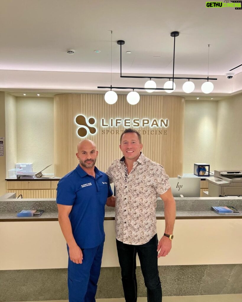 Georges St-Pierre Instagram - A big thank you to @lifespan.clinic for offering me a treatment that is at the cutting edge of technology. Lifespan Clinic