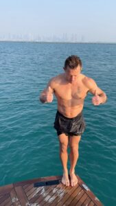 Georges St-Pierre Instagram - Time for a splash! Dubai, UAE