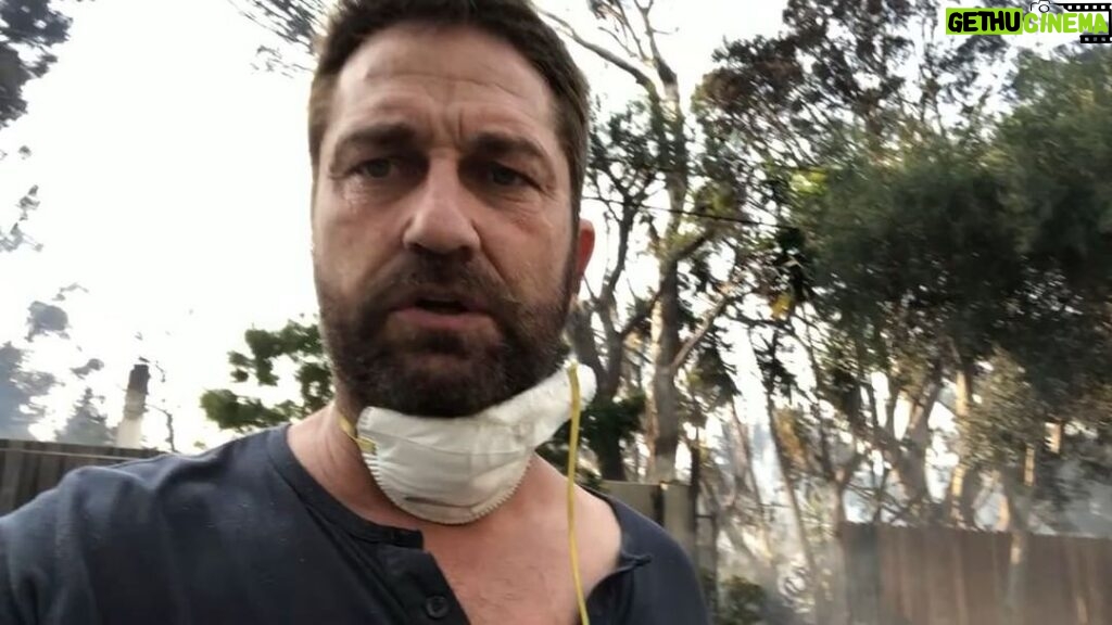 Gerard Butler Instagram - Driving around Point Dume on Saturday. My heart aches for all those who lost their homes and their lives in California. I was one of the lucky ones, my home was only partially destroyed. A lot of people lost everything and will have to rebuild from scratch. I am ok and so grateful for all of the well wishes. Please turn your support to those who need it most here, and throughout California. There's a Go Fund Me to help people across the state affected by the fires. Please join me if you can. Link in bio. gofundme.com/cause/californiafires