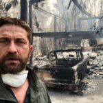 Gerard Butler Instagram - Returned to my house in Malibu after evacuating. Heartbreaking time across California. Inspired as ever by the courage, spirit and sacrifice of firefighters. Thank you @LosAngelesFireDepartment. If you can, support these brave men and women at SupportLAFD.org. Link in bio.