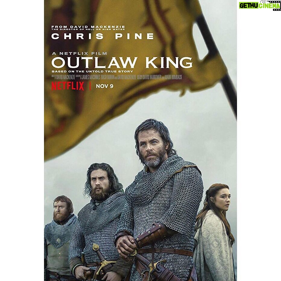 Gerard Butler Instagram - Check out my boy @TonyCurran in The #OutlawKing. We’ve been friends since we were two lanky 15 year olds at The Scottish Youth Theater. Proud and envious that he got to kick English arse in the story of one of Scotland’s most epic heroes Robert the Bruce. Can’t wait to see it. Out today on @Netflix.