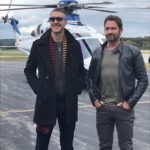 Gerard Butler Instagram – Me and my gang of misfits setting off to Groton Naval Base to show #HunterKiller. Always a privilege to visit and to see what true heroism looks like. Thank you for having me. Naval Submarine Base New London
