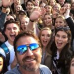 Gerard Butler Instagram - That time I crashed a field trip. Have fun in NYC and safe travels when you head home to 🇨🇦. New York, New York