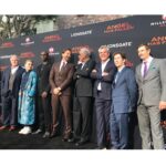 Gerard Butler Instagram - The most bad ass team at the #AngelHasFallen premiere. We can’t wait for you to see it – in theaters on Friday. Tickets at the link in bio.