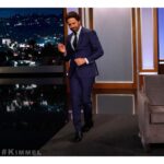 Gerard Butler Instagram - Last night shooting the shit with @JimmyKimmel. I had a big job on #AngelHasFallen making sure the legends @MorganFreeman and Nick Nolte were taken care of. Check out the clip in my Story to hear about the crazy stunts @Ric.Roman.Waugh put us through. In theaters in one week!
