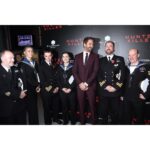 Gerard Butler Instagram - Great to be back together at last night's #HunterKiller premiere with our badass team, as well as friends and heroes from the military. I've loved sharing this movie with them. This Friday, we're in theaters everywhere. Intrepid Museum