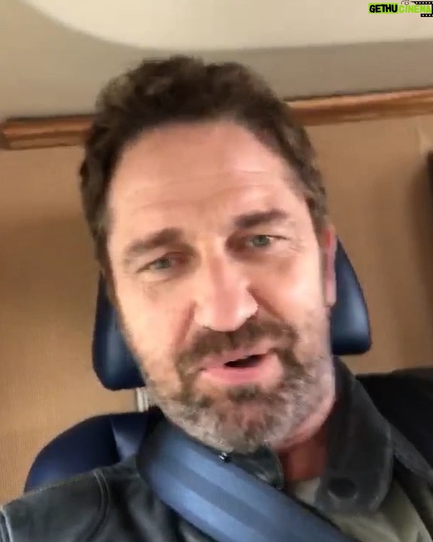 Gerard Butler - 128.9K Likes - Me and my gang of misfits setting off to Groton Naval Base to show #HunterKiller. Always a privilege to visit and to see what true heroism looks like. Thank you for having me.