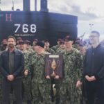 Gerard Butler Instagram - Me and my gang of misfits setting off to Groton Naval Base to show #HunterKiller. Always a privilege to visit and to see what true heroism looks like. Thank you for having me. Naval Submarine Base New London