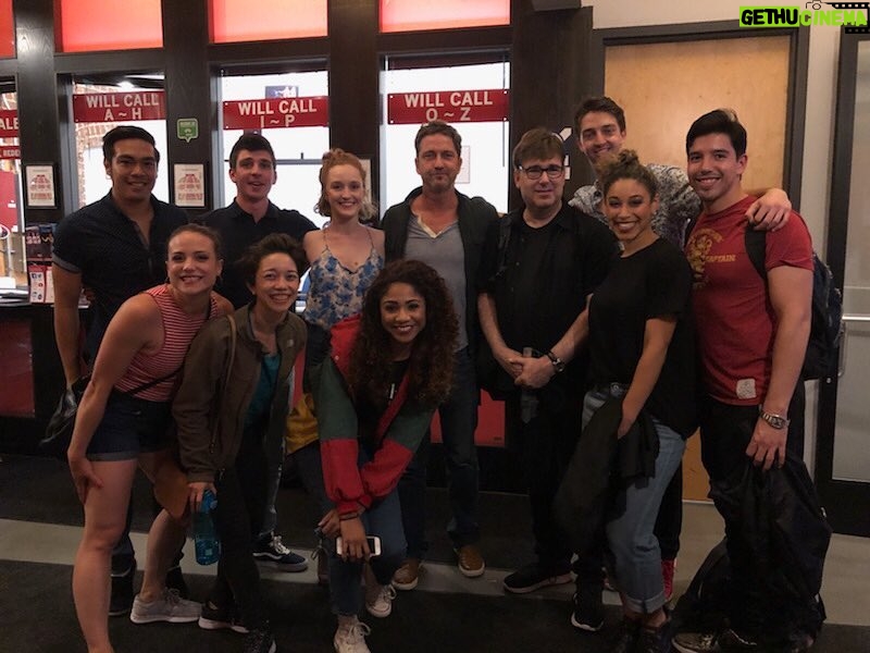 Gerard Butler Instagram - With the cast of West Side Story at the Tanglewood Music Festival. Beautiful part of the country. Amazing festival. Wonderful production.