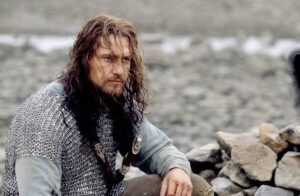 Gerard Butler Instagram - This photo summarizes 2020 for me. Haven’t got a decent haircut in months. Ready for battle. Wearing armor. All that’s missing is a mask!