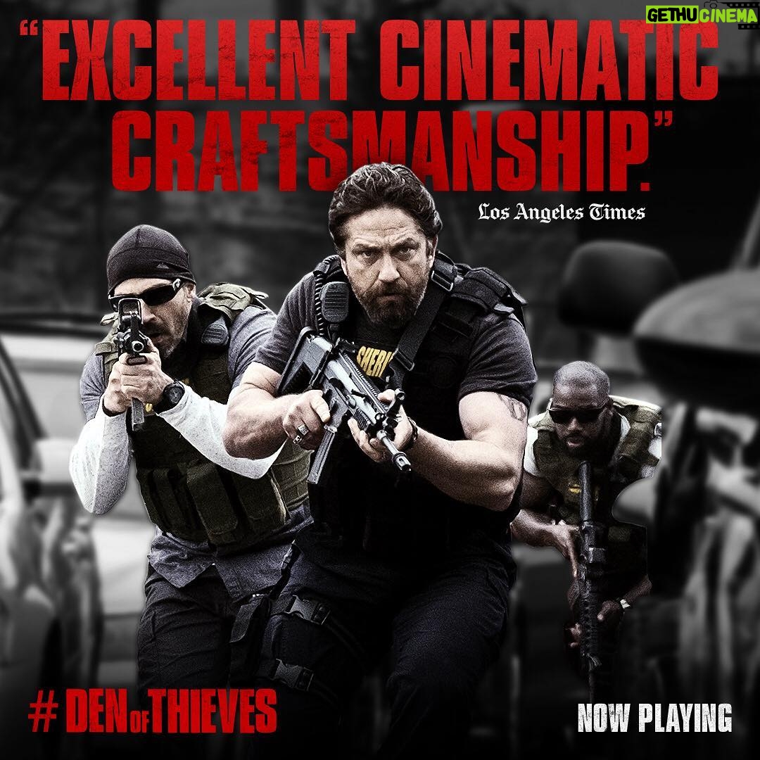 Gerard Butler Instagram - Have you seen it yet? #DenOfThieves