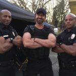 Gerard Butler Instagram – Bringing the big guns to set. Badass to have these two former enlisted Marines as extras in #DenOfThieves.