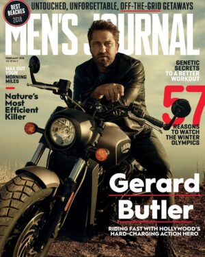 Gerard Butler Instagram - On the road with @MensJournal. Pumped to share this cover with you. Hits newsstands next week. #DenOfThieves