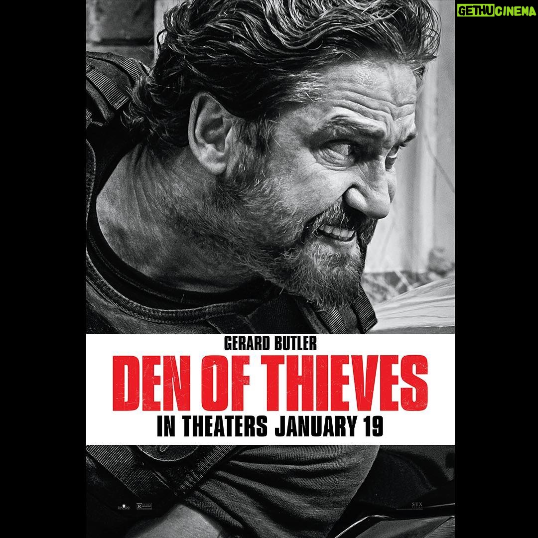 Gerard Butler Instagram - Holy shit, Big Nick is coming. #DenOfThieves #Regulators