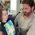Gerard Butler Instagram - What can I say? We take this whole movie-making bit, pretty seriously! 🤪 @rogerdfloyd (my on-screen son) gives one helluva performance in #GreenlandMovie, don’t you agree?