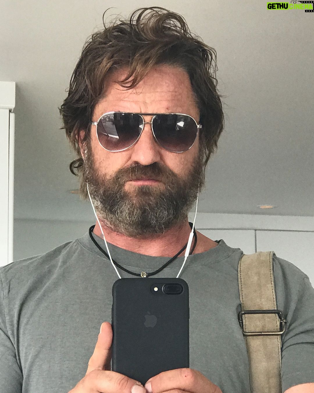 Gerard Butler - 126.6K Likes - One week, three looks. The last of the beardy days.