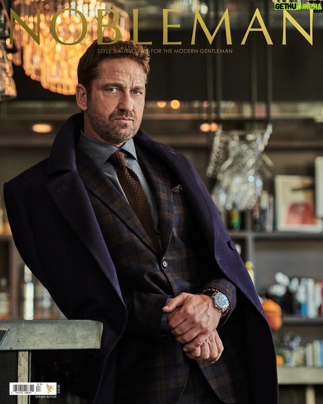 Gerard Butler - 150.9K Likes - Not sure the exact requirements for being a Nobleman. However I think one of them should be carrying this magazine under my arm for everyone to see. That is nobility at its finest. Thanks to the whole team at the incredible @NoblemanMagazine for all their hard work and great spirit.