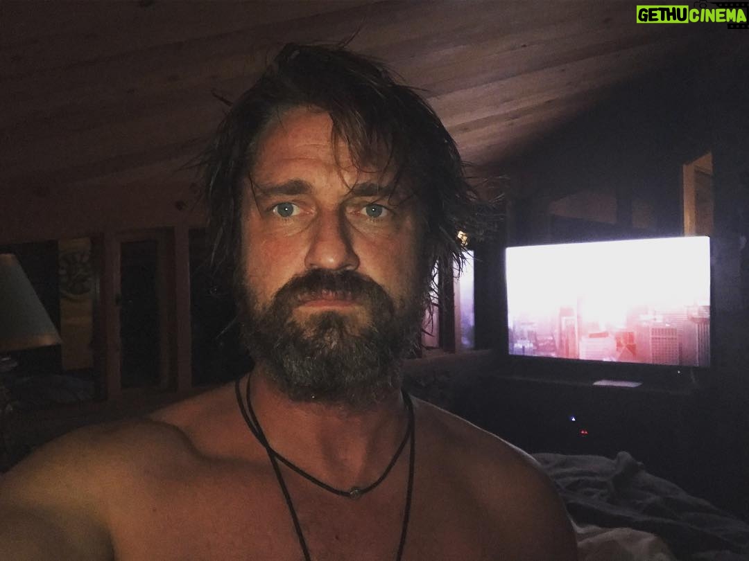 Gerard Butler Instagram - Time for a trim?