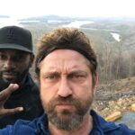 Gerard Butler Instagram - Teaching @itsmomcrae how to count. #DenOfThieves