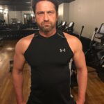 Gerard Butler Instagram - Game time. Getting pumped for #DenOfThieves. 💪💪