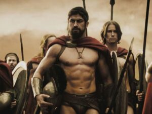 Gerard Butler Instagram - You guys are unbelievable. Still no takers? Okay if you’re still with me, allow me to bless your Instagram feeds with the crowd favorite (if I may say so myself) #Leonidas himself. Over here giving the people what they want. To achieve this look you need a red cape, an 8 pack (casual), honestly you can take or leave kicking someone down a massive hole but a roaring yell of “THIS IS SPARTA” is an obvious must. You can do it. I believe in you. Thanks for playing, and be sure to tag me if you try any of these out this weekend! Stay safe out there! #AVeryGerryHalloween #300