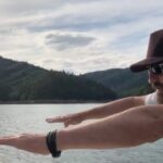 Gerard Butler Instagram - We all need a little bit of Superman to get through these trying times. This is me flying by the seat of my pants.