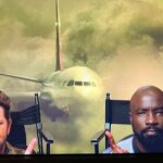 Gerard Butler Instagram - Two bozos trying to get a picture with the star of the film @coltermikecolter #planemovie