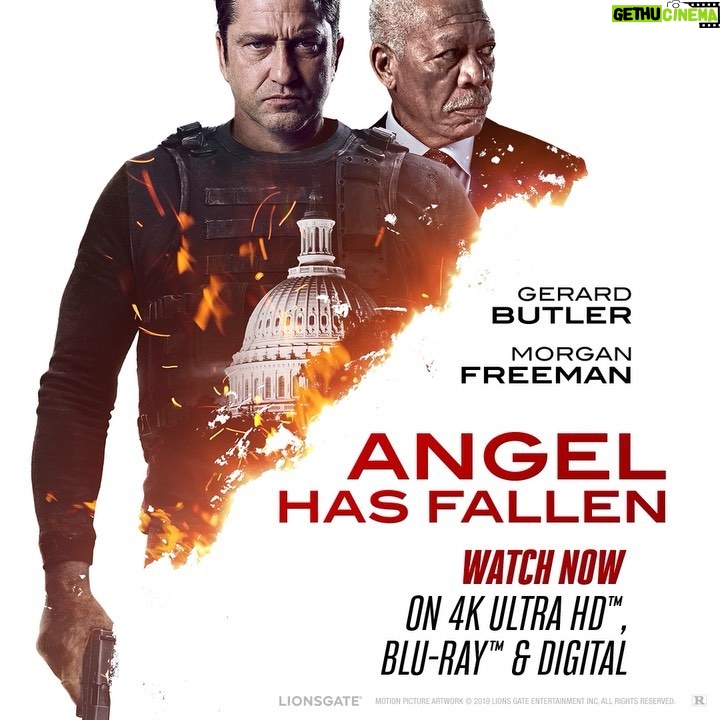 Gerard Butler Instagram - Mike Banning is coming home. #AngelHasFallen is out now on Digital. On DVD on November 26.