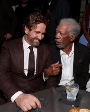 Gerard Butler Instagram - The most bad ass team at the #AngelHasFallen premiere. We can’t wait for you to see it – in theaters on Friday. Tickets at the link in bio.