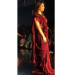 Giaa Manek Instagram - #bombaytimesfashionweek Wearing - @kalkifashion @kalkiaccessories #fashionweek #ootd #saree