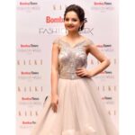 Giaa Manek Instagram – #flashbackfriday to @bombaytimesofficial @fashionweek  wearing this beautiful grey layered gown designed by @kalkifashion . #friday #flashback #event #fashionweek #ootd #love