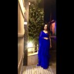 Giaa Manek Instagram - Here’s wishing you all a Happy Lohri ,Makar Sankranti and Pongal ! Love🤗 . Thank you mommy for clicking me . #aboutlastnight #lohriparty #ootd #blue #saree #indianwear #love #gratitude