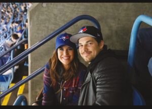 Giacomo Gianniotti Instagram - My forever voluntary Valentine. And Jays fan by force. Here’s to more ball games, adventures and memories amore mio. #sanvalentino #rideordie ❤️ 
@nichole_gianniotti