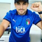 Giacomo Gianniotti Instagram – Andiamo ragazzi! #forzaazzurri #forzaitalia @azzurri @pixarluca @disneyplusit Los Angeles, California