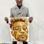 Giancarlo Esposito Instagram – Thank you @walescomiccon for such a wonderful weekend! Loved the #GusFring leg tattoo and head bust, and check out @nathanwyburnart’s natural element painting… MADE OUT OF COFFEE! 

#WalesComicCon = 10/10 👏🏽