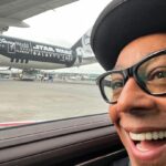 Giancarlo Esposito Instagram - Just landed on runway in NY! Ha!