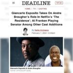 Giancarlo Esposito Instagram - I couldn’t be prouder and more honored to be stepping into Shondaland’s “The Residence” for someone that I loved and respected and cherished in Andre Braugher. To be afforded the opportunity to create in his honor with this incredible team extends the depth and breadth of his legacy through all of us who loved him so dearly.